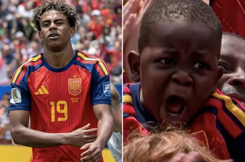 Em trai 3 tuổi của Lamine Yamal gây sốt tại World Cup